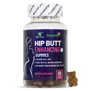 AIHIYO Hip Butt Enhancing Gummies, Mention Buttocks Gummy Supplements, Firm and Lift Butt Without Surgery, 60 Count