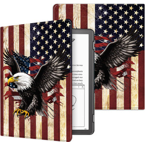 Qindaiwen Case for Kindle Scribe (10.2 inch,2022/2024 Release) - PU Leather Book Folio Cover with Auto Sleep Wake Feature, Lightweight Protective, Fl