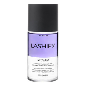Lashify Melt Away Extra Gentle Dual-Phase Eye Makeup and Bond Remover, 80ml bottle
