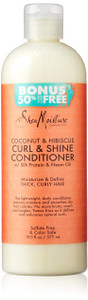 Shea Moisture Coconut & Hibiscus Curl & Shine Conditioner, 19.5 Fl Oz