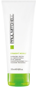 Paul Mitchell Straight Works Hair Gel, Smoothing Styler, Adds Shine, For Frizzy Hair, 6.8 fl. oz.