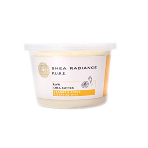 Shea Radiance P.U.R.E Raw Shea Butter | 100% Natural & Unrefined Body Butter | Soothes, Softens, & Increases Collagen | Long Lasting Moisture | Moist