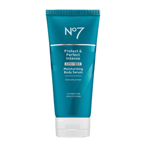 No7 Protect & Perfect Intense Advanced Body Serum - Anti Aging Serum with Hyaluronic Acid & Argan Oil - Collagen Peptide Skin Firming Body Moisturize