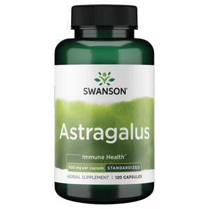 Swanson Astragalus (Standardized) 500 Milligrams 120 Capsules