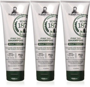 Grandpa's Pine Tar Shampoo, 8 Ounce - 3 pack