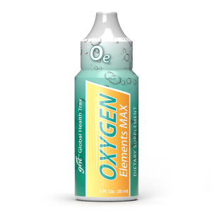 GHT Oxygen Elements Max Liquid Oxygen Drops in 1 Ounce Bottle, Portable Supplement  Bolster Endurance and Stamina, Cleanse Cells
