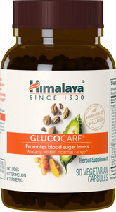 Himalaya GlucoCare  Herbal Glucose Metabolism & Pancreatic Support with Bitter Melon, Gymnema, Triphala & Turmeric  Natural Blood Sugar Support  V