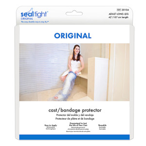 Brownmed - Seal-Tight Original Cast & Bandage Protector - Waterproof Adult Leg Cast Cover for Shower & Swimming - Foot Cover & Shower Bag for Leg Cas