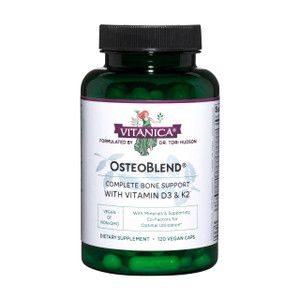 Vitanica, OsteoBlend, Bone Support, Vegan, 120 Capsules