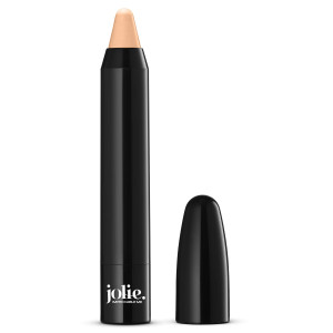 Jolie Eyebrow Perfecting Brightener & Highlighter, Creamy Self Sharpening Crayon Stick, Satin Finish (Matte Beige)