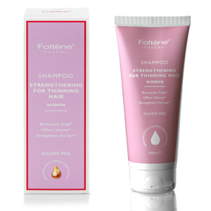 Foltene Strengthening Shampoo for Women  Reduces Thinning, Boosts Volume, and Enhances Hair Health  Silicone & Sulfate-Free Hair Thickening Shampoo