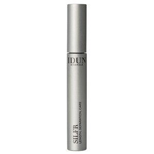 IDUN Minerals Mascara Silfr - Long Lasting, Thickening Brown Mineral Mascara - Flexible, Anti-Clumping Tapered Wand for Easy Lash Separating - Vegan,