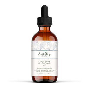 Earthley Wellness Liver Love, Herbal Blend for Liver Support Milk Thistle Seed, Dandelion Root, Peppermint Leaf, and Turmeric Root, Supports Digestio