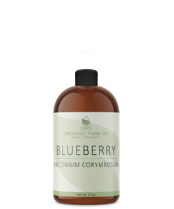 Blueberry Seed Oil - Pure, Refined, Cold Pressed, Unscented, Deodorized, Filtered, Non-GMO Berry Carrier Oil for Skin, Hair, Nail, Body, Face Care -