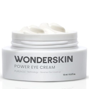 Wonderskin Purevoc Eye Cream for Dark Circles and Puffiness 0.5 Oz - Under Eye Cream for Women and Men with Mango & Shea Butter, Squalane - Fragrance