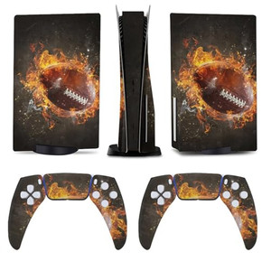 AoHanan American Football Game 5 Skin Controller Accessories Cover Skins Anime Vinyl Cover Sticker Full Set for 5 Disc Edition