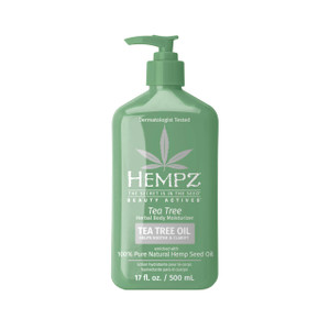 Hempz Tea Tree Herbal Body Moisturizer 17 oz.