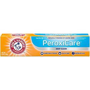 ARM & HAMMER Peroxicare Toothpaste  Clean Mint- Fluoride Toothpaste , 6 Ounce (Pack of 6)