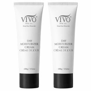 Vivo Per Lei Dead Sea Day Cream - Face Moisturizer for Women - Moisturizing, Hydrating, Non Greasy - 3.4 Fl. Oz. - Pack of 2