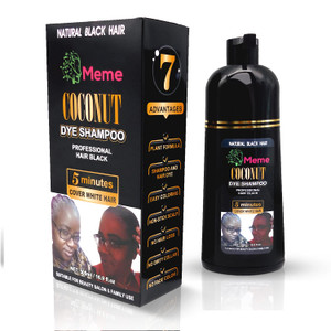 Meme - 16.9 Fl. Oz Coconut Oil Infused Shampoo - Vibrant, Fade-Resistant Color, Gentle on Scalp, Plant-Based Formula with Vegetable Oils, Ultimate Ha