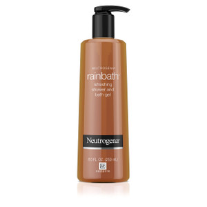 Neutrogena Rainbath Refreshing and Cleansing Shower and Bath Gel, Moisturizing Body Wash and Shaving Gel with Clean Rinsing Lather, Original Scent, 8