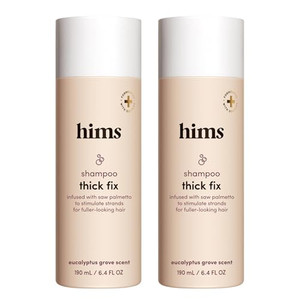 hims Thick Fix Shampoo - Saw Palmetto for Healthy Hair Growth & Thickening - Scalp Cleansing - Vegan, Sulfate-Free & Cruelty-Free - Eucalyptus Scent,