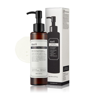 [DearKlairs] Gentle Black Cleansing Oil 5.07 Oz | Composed of natural Vegan. Bean, Sesame, Black Currant Seed oil for gentle, non-irritating cleanser