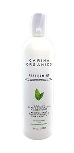 Carina Organics Peppermint Cooling Scalp Conditioner, 360 Milliliters