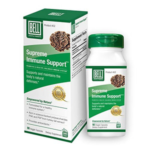 Bell Supreme Immune Support Mushroom Supplement Unique Blend with Turkey Tails Mushroom -A Natural Supplement for Immune Support, Unique Blend | 90