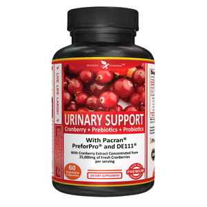 Potent Garden Urinary Support Womens Probiotic for Urinary Tract Health for Women, Cranberry Capsules with 5 Billion CFUs Cranberry Extract, Prebioti