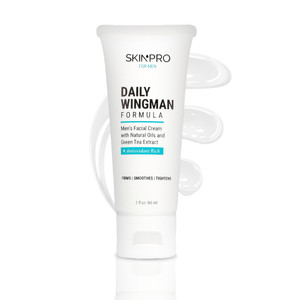 SkinPro Face Cream for Men - Anti-Aging and Anti-Wrinkle Moisturizer - Aftershave Lotion with Natural Green Tea Oil Extract for All Skin Types - Day
