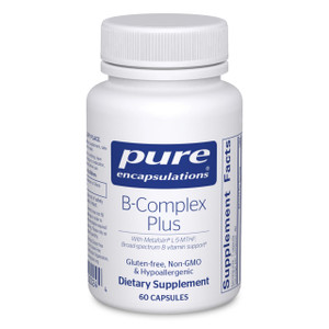 Pure Encapsulations B-Complex Plus - B Vitamins Supplement to Support Neurological Health, Cardiovascular Health, Energy Levels & Nervous System Supp