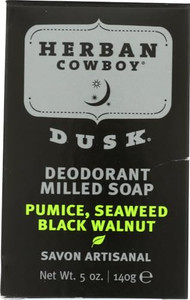Herban Cowboy Milled Soap Dusk 5 Oz,Pack of 4