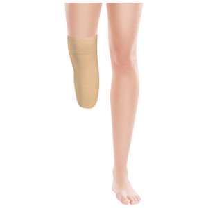 Truform-OTC Below Knee BK Stump Shrinker, Limb Compression with Ventilation, Amputee Care, Beige, Small (8-12" Calf)