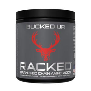 Bucked Up- BCAA RACKED Branch Chained Amino Acids | L-Carnitine, Acetyl L-Carnitine, GBB | Post Workout Recovery, Protein Synthesis, Lean Muscle BCA