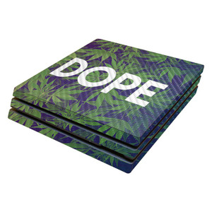 MightySkins Carbon Fiber Skin for Sony PS4 Pro Console - Dope | Protective, Durable Textured Carbon Fiber Finish | Easy to Apply, Remove, and Change