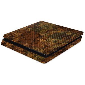 MightySkins Carbon Fiber Skin for Sony PS4 Slim Console - River Stones | Protective, Durable Textured Carbon Fiber Finish | Easy to Apply, Remove, an