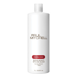 Paul Mitchell Super Sculpt Styling Glaze, Flexible Hold, Lasting Memory + Shine, For All Hair Types, 33.8 fl oz