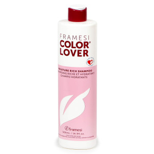 FRAMESI Color Lover Moisture Rich Sulfate Free Shampoo with Quinoa & Aloe Vera, Color Treated Hair, Fresh, 16.9 Fl Oz