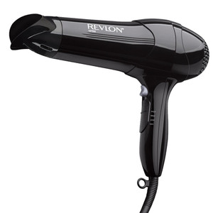 Revlon 1875 Watt Full-Size Turbo Dryer and lightweight Design, Black (Package Varies)