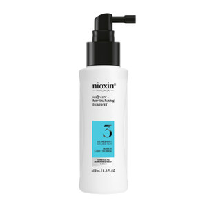 Nioxin System 3 Scalp + Hair Thickening Treatment | Serum for Colored or Damaged Hair with Light Thinning | 3.4 Fl oz.