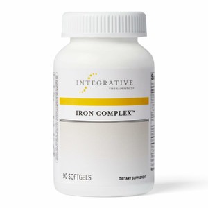 Integrative Therapeutics Iron Complex - Wellness & Energy Support with Vitamins C & B12* - Includes Folate - Gluten-Free & Dairy-Free - 90 Softgels (