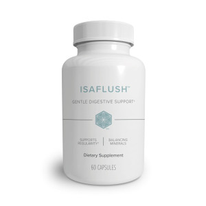 Isagenix IsaFlush - Gentle Digestive Support with Balanced Minerals Encouraging Regularity - No Harsh Laxatives - 60 Capsules