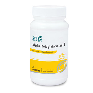 Klaire Labs SFI Health Alpha-Ketoglutaric Acid - Energy & Metabolism Support - 300mg AKG in Hypoallergenic, Vegetarian Capsules, Dairy & Gluten-Free