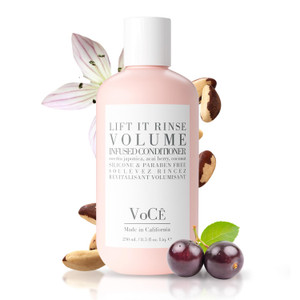 VoCÊ Natural Volume Conditioner for Fine to Medium Hair | Anti-Frizz, Shine Enhancing, Non-Toxic, Cruelty-Free, Vegan with Olive Fruit Oil, Swertia J