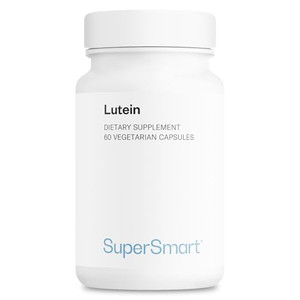SuperSmart Lutein 20mg per Day - Natural Marigold Extract - Lutein for Eyes Supplement | Non-GMO & Gluten Free - 60 Vegetarian Capsules
