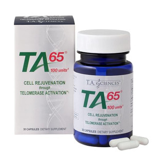 T.A. Sciences Telomerase Activation Supplement - 100 Units TA 65 MD, 30 Capsules