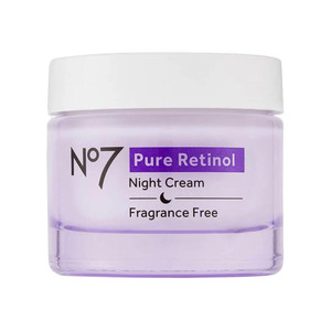 No7 Pure Retinol Night Cream - Collagen-Boosting Retinol Cream that Visibly Smoothes, Plumps & Firms Complexion - Dermatologist Approved & Fragrance-