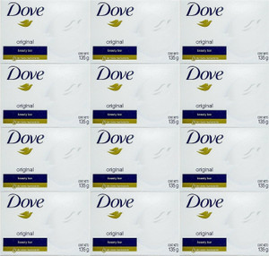 Dove White Cream Bar 4.75 Oz / 135 Gr (Pack of 12)