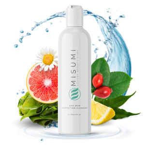 AHA Glycolic Acid 10% Acne Face Wash to Help Clear Clogged Pores - Anti-Aging Acne Skincare Glycolic Acid Face Wash with Natural Ingredients - Acne C